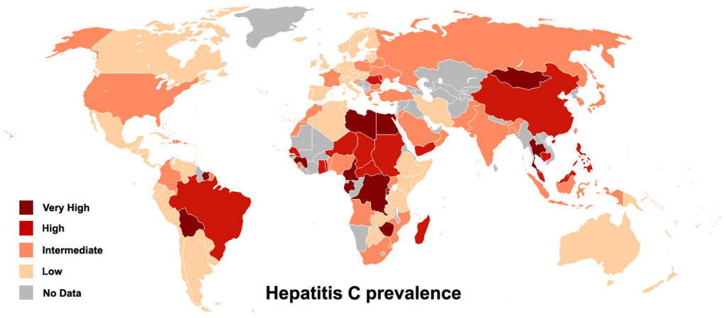 Гепатит статистика в мире